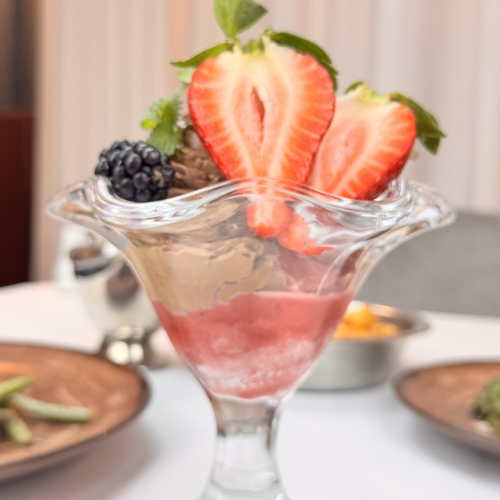 dessert fra vores restaurant